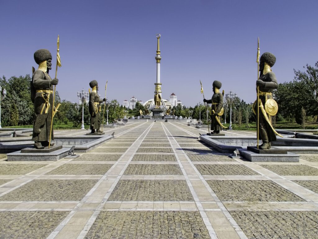 Unabhängigkeitsdenkmal, Aschgabat, Turkmenistan